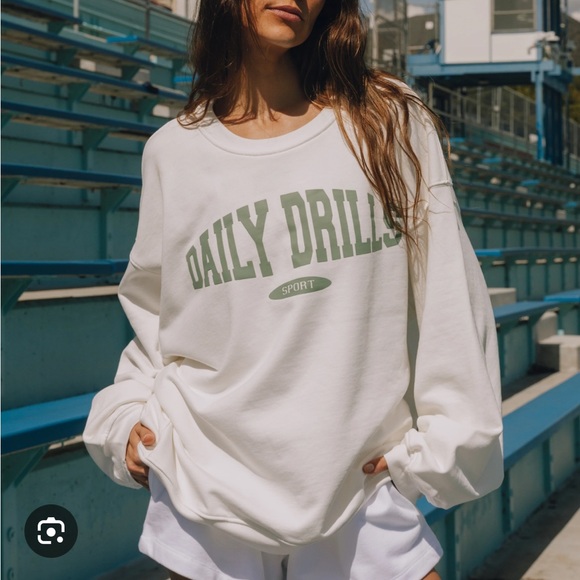 Daily Drills Oversized Sport Crew XS/S - Picture 1 of 3
